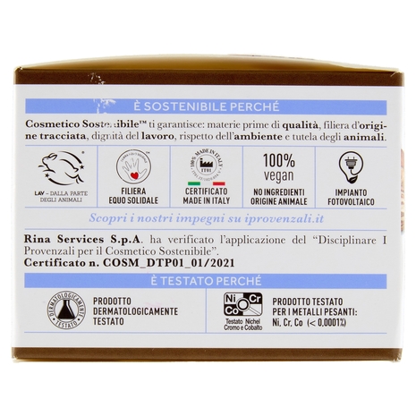 I Provenzali Burro di Karité Trattamento naturale per viso e corpo Pelli Secche e Screpolate 100 ml